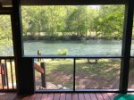 View of the river from the diningroom table 